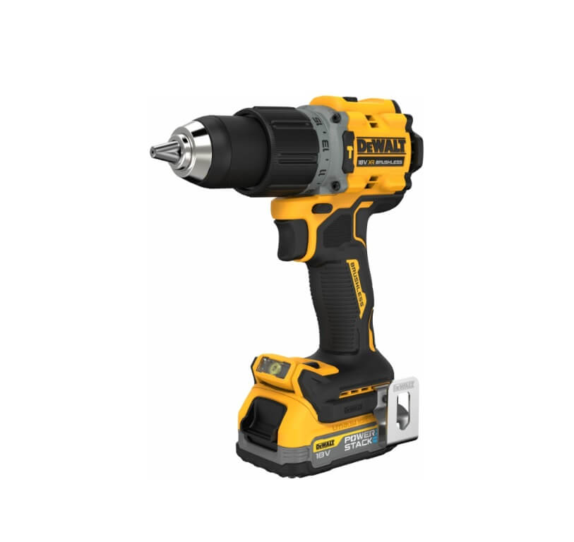 Дрель аккумуляторная ударная DEWALT DCD805E2T-QW