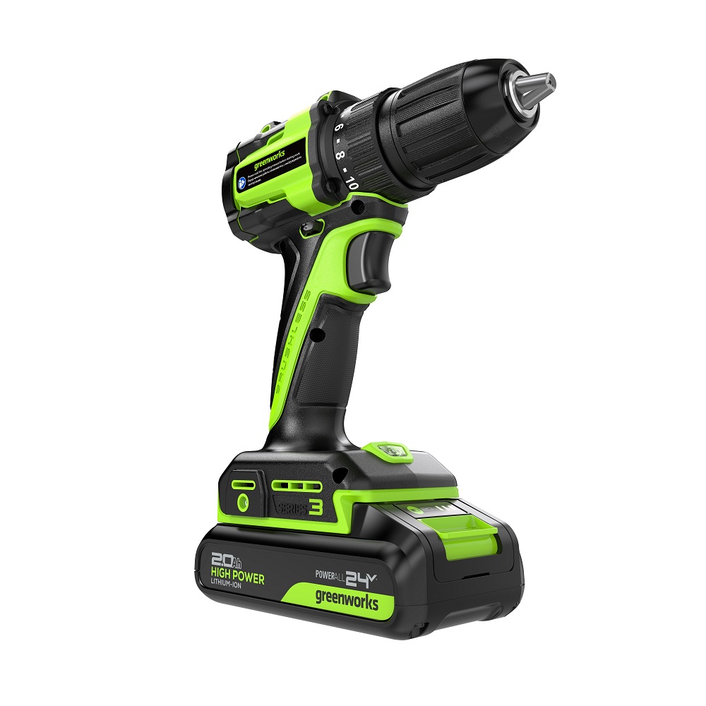 Дрель-шуруповерт аккумуляторная GREENWORKS DD345 3708307CUC