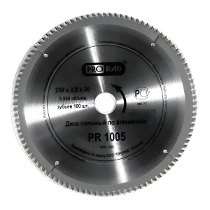 Диск пильный 250 х 32 мм 80Т (алюминий) PRORAB PR1000