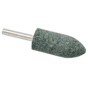 Шарошка абразивная 22 х 50 мм (цилиндр. заостренная, карбид кремния) ПРАКТИКА 641-343