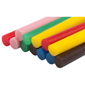 Стержни клеевые 7 х 100 мм (12 шт., 6 цветов) ПРАКТИКА 641-671