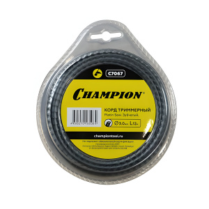 Корд 3.0 мм х 12 м (зубчатый) Platin Saw CHAMPION С7067