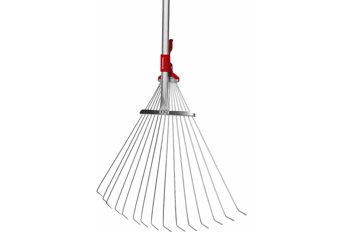 Грабли GRINDA GX-30 веерные, регулируемые, алюм. черенок (170-450 мм, 1240 мм) 8-421867_z03