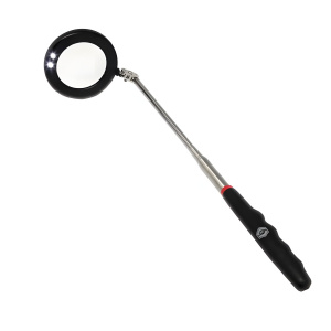Зеркало инспекционное телескопическое D75 мм 280-870 мм (LED фонарик) КОБАЛЬТ 918-207