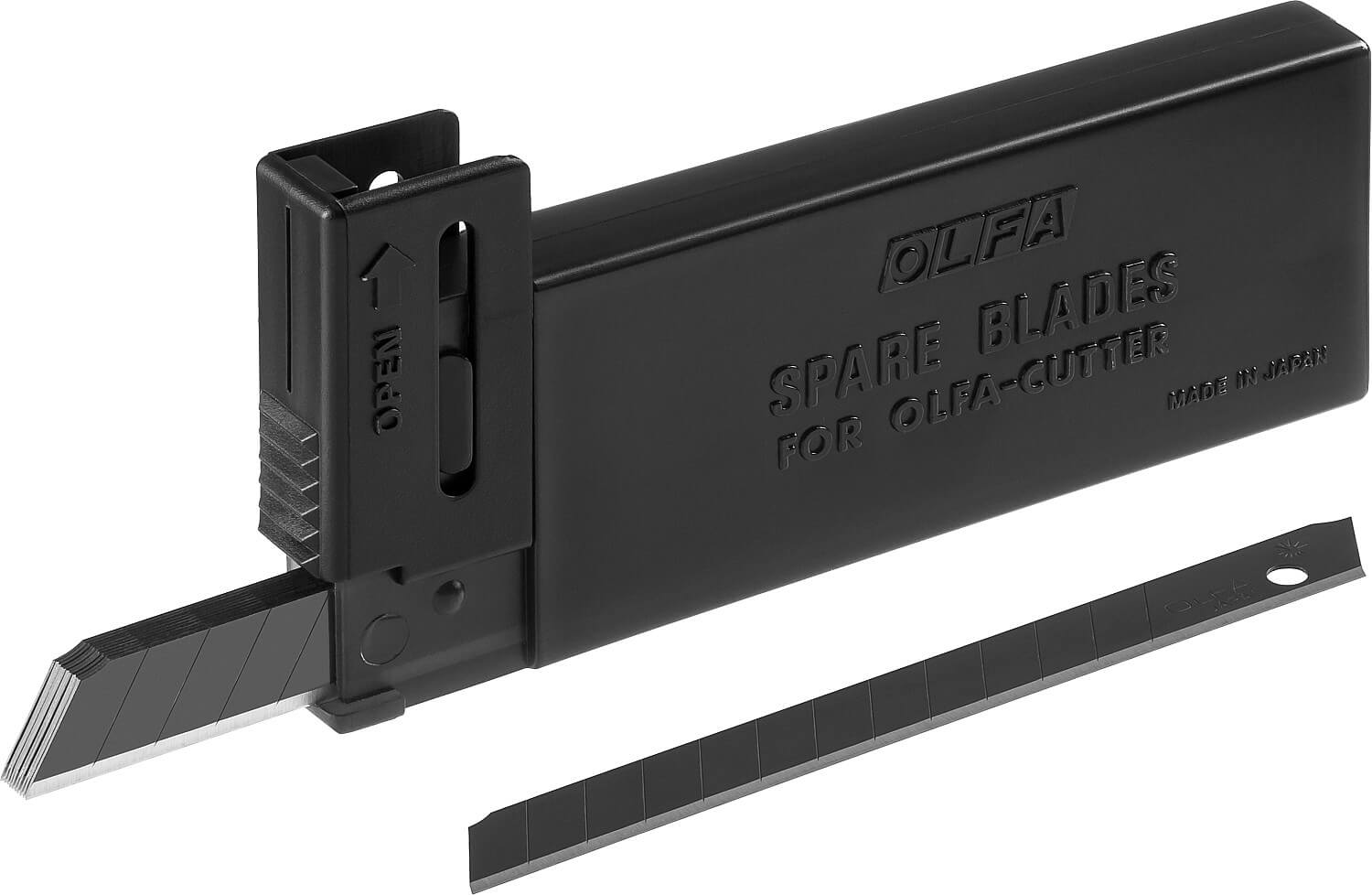 Лезвия для ножа 9 мм (10 шт., сегментированные) EXCEL BLACK OLFA OL-ABB-10B