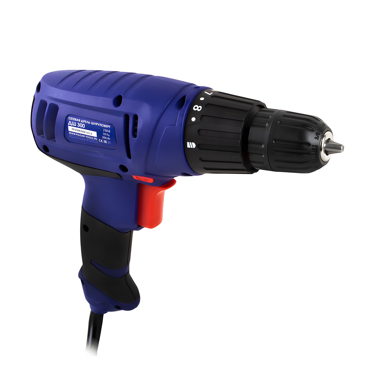 Шуруповерт сетевой ПУЛЬСАР ДШ 300 792-216