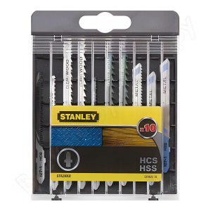 Набор пилок (дерево/металл, 10 шт.) HCS/HSS STANLEY STA28050