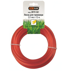 Леска 2.0 мм х 15 м (квадрат) PRORAB 2015 КВАДРАТ