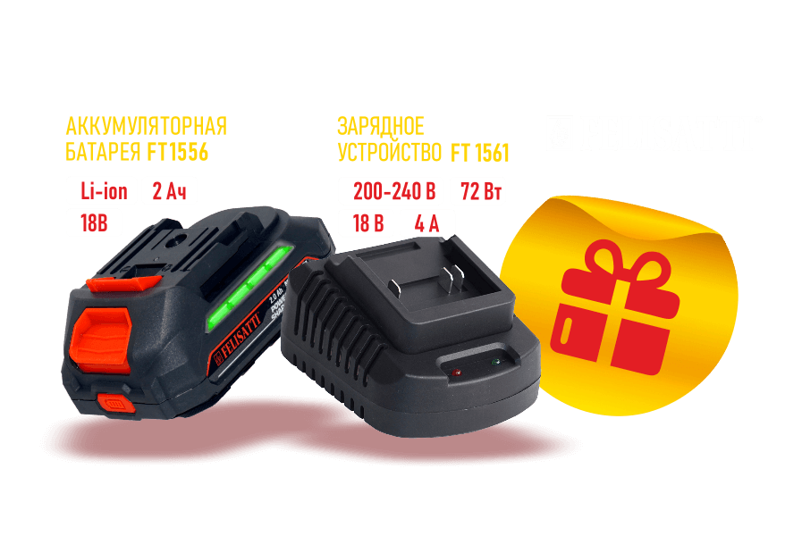 Felisatti дарит АКБ и ЗУ в подарок!