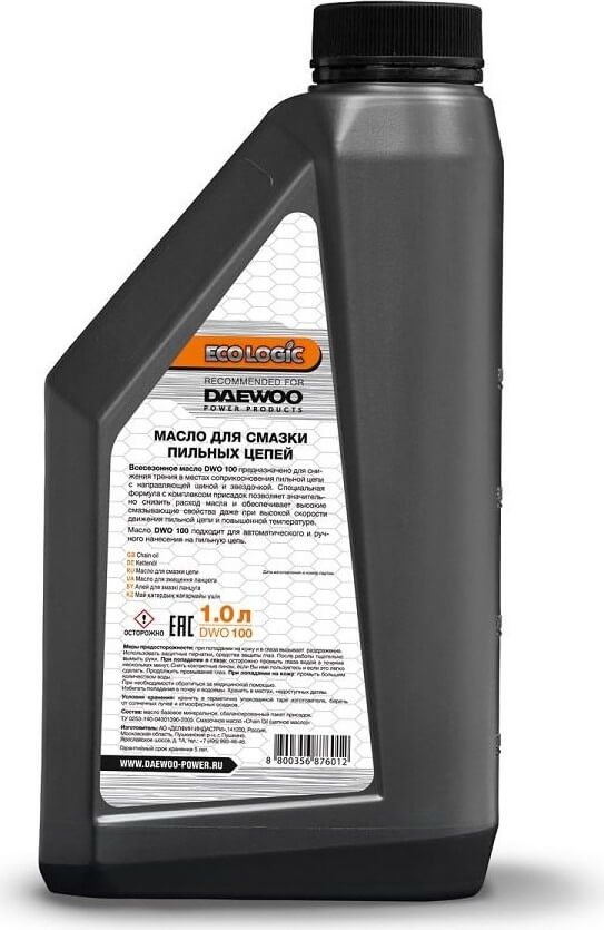 Масло для смазки цепи DAEWOO DWO 100 1,0 л