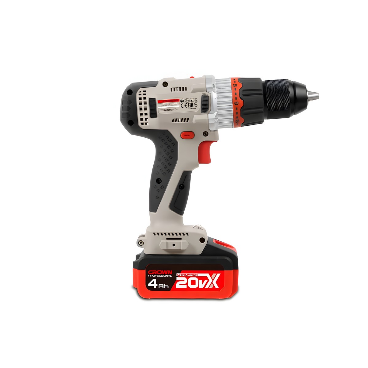 Аккумуляторный бесщеточный шуруповерт CROWN CT21090HMX-4 BMC