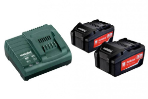 Набор (2 х 18V, 5.2Ah + ЗУ) Basic-Set 5.2 METABO RU_685051000