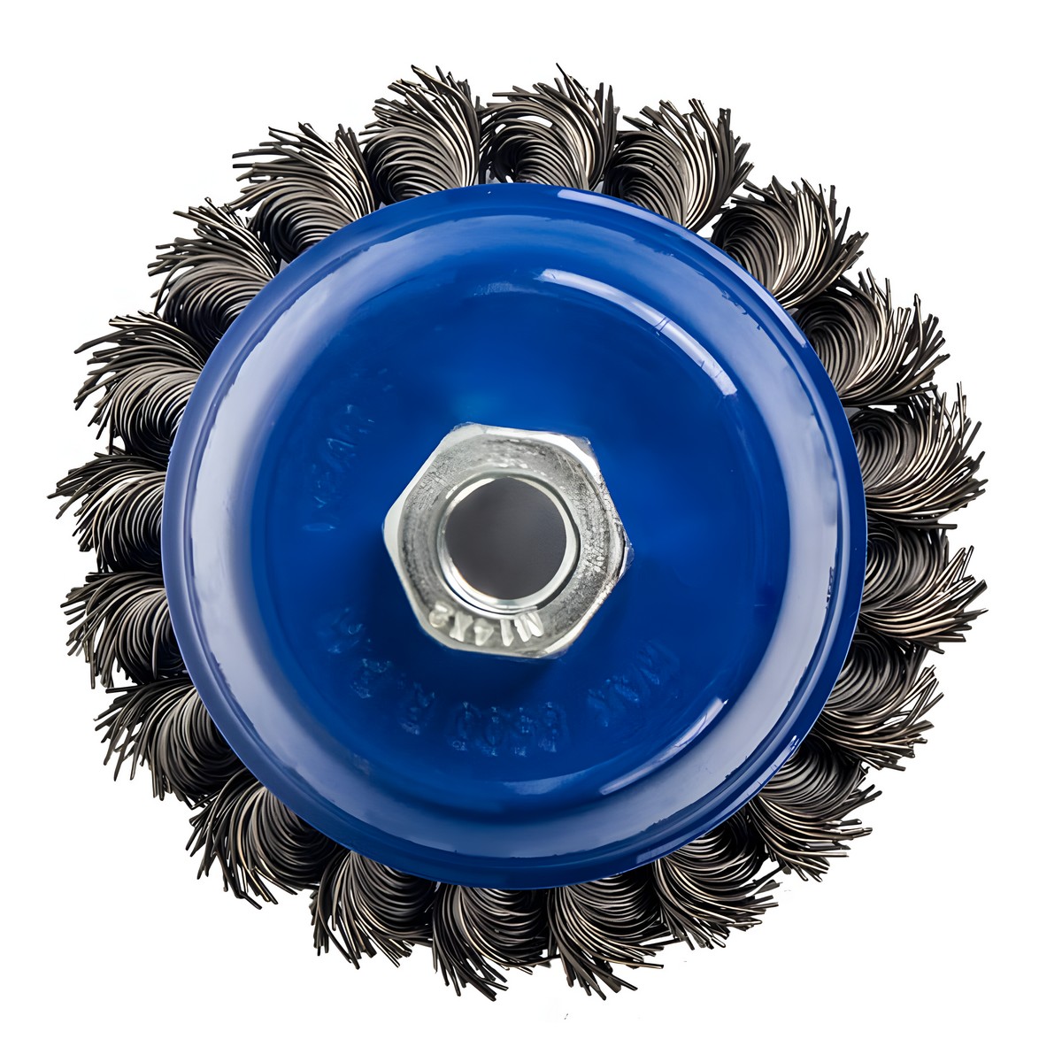 Щетка для УШМ 100 мм (чашеобразная, М14, витая сталь) ПРАКТИКА 773-293