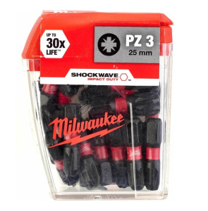 Бита PZ3 х 25 мм (25 шт.) ShW GEN III MILWAUKEE 4932430869