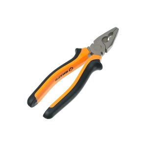 Плоскогубцы (пассатижи) 200 мм, никелированные, друхкомпонентные рукоятки ВИХРЬ