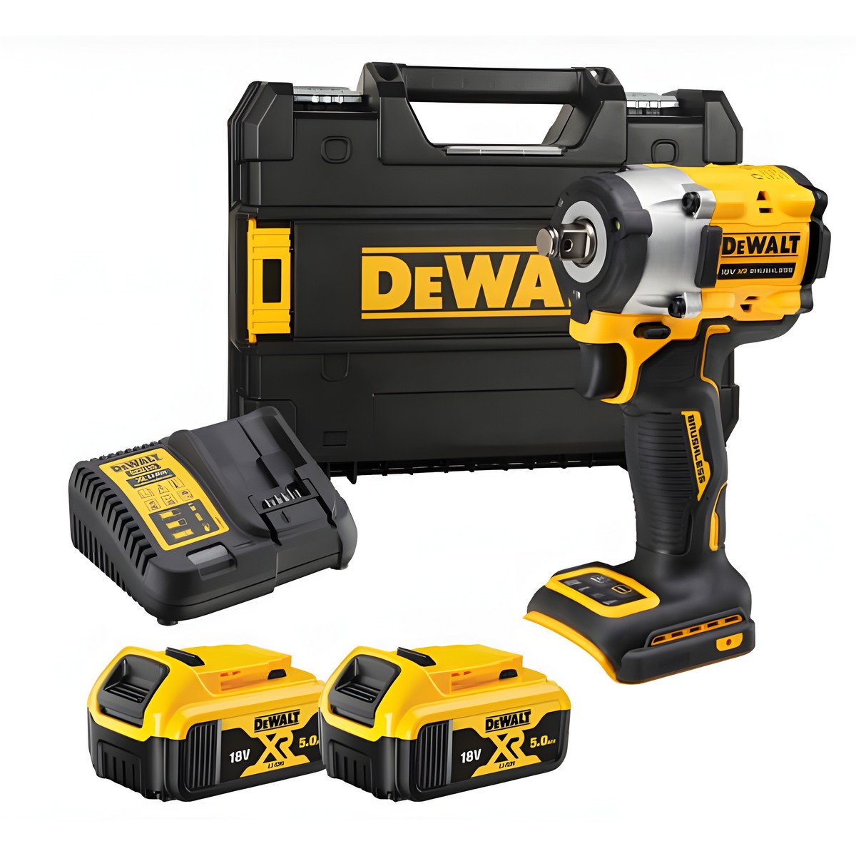 Гайковерт аккумуляторный ударный DEWALT DCF921P2T