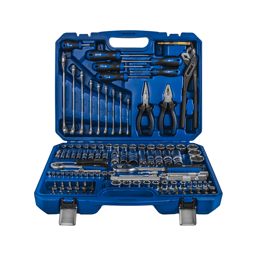 Набор инструмента, универсальный (127 предм., 1/2'', 1/4'', кейс) КОБАЛЬТ 919-678