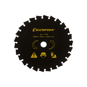 Нож с долотообразными зубцами 200 х 20 мм 26T (CLS-5800) CHAMPION C5109