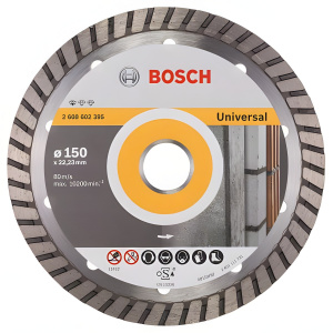 Диск алмазный 150 х 22.2 мм Standard for Universal Turbo BOSCH 2608602395