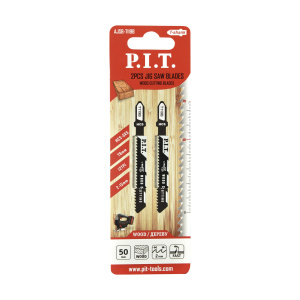 Пилки для лобзика по дереву 50мм, 2 шт. P.I.T. T119B (быстрый рез) (AJSB-T119B)
