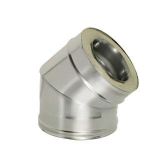 Отвод 45 гр. ДМК08 D200/280 (с изоляцией) OTFR45200-DDDA