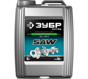 Масло ЗУБР EXTRA цепное, 5 л, минеральное 70620-5