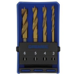 Набор сверл по дереву 636 (4 шт., 3-6 мм) DREMEL 26150636JA