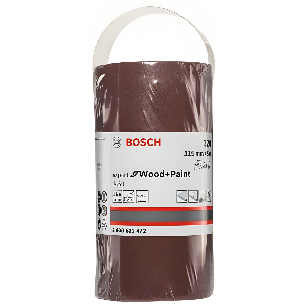 Рулон шлифовальный 115 х 5000 мм P320 Expert for Wood + Paint BOSCH 2608621472