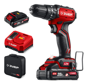 Дрель аккумуляторная ударная ЗУБР ДБУ-45-22 LMS