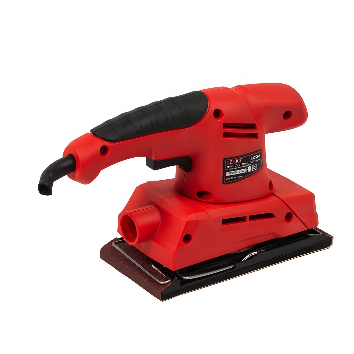 Шлифмашина плоскошлифовальная BRAIT BOS90 260 Вт, скорость без нагрузки 12000 об. /мин