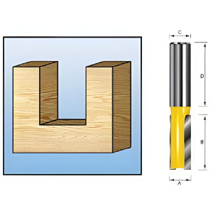 Фреза пазовая (d8/D12) MAKITA D-67832