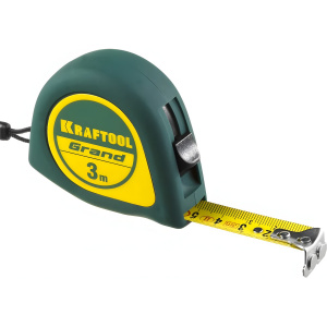 Рулетка 3 м х 16 мм KRAFTOOL Autostop 3412-3-16