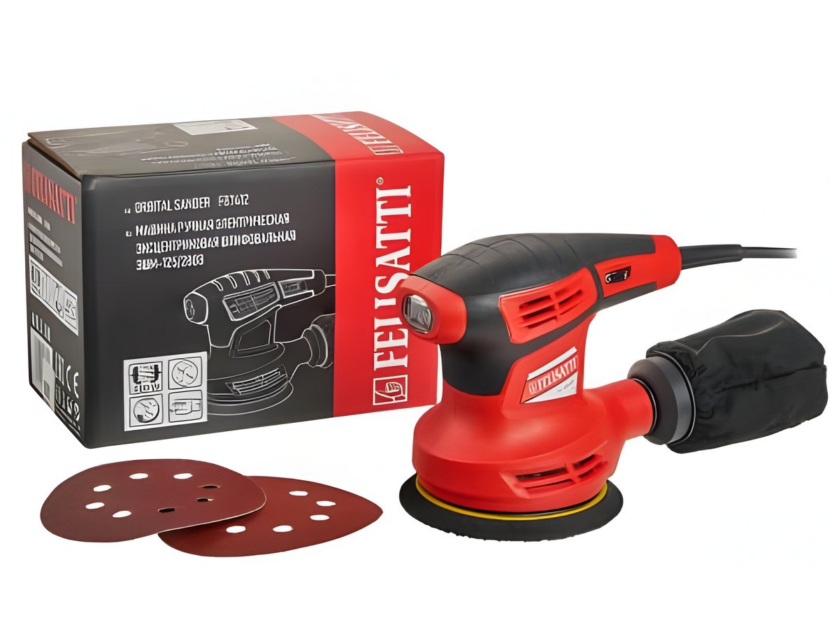 Шлифмашина эксцентриковая FELISATTI FT8721 (280ВТ,125круг)