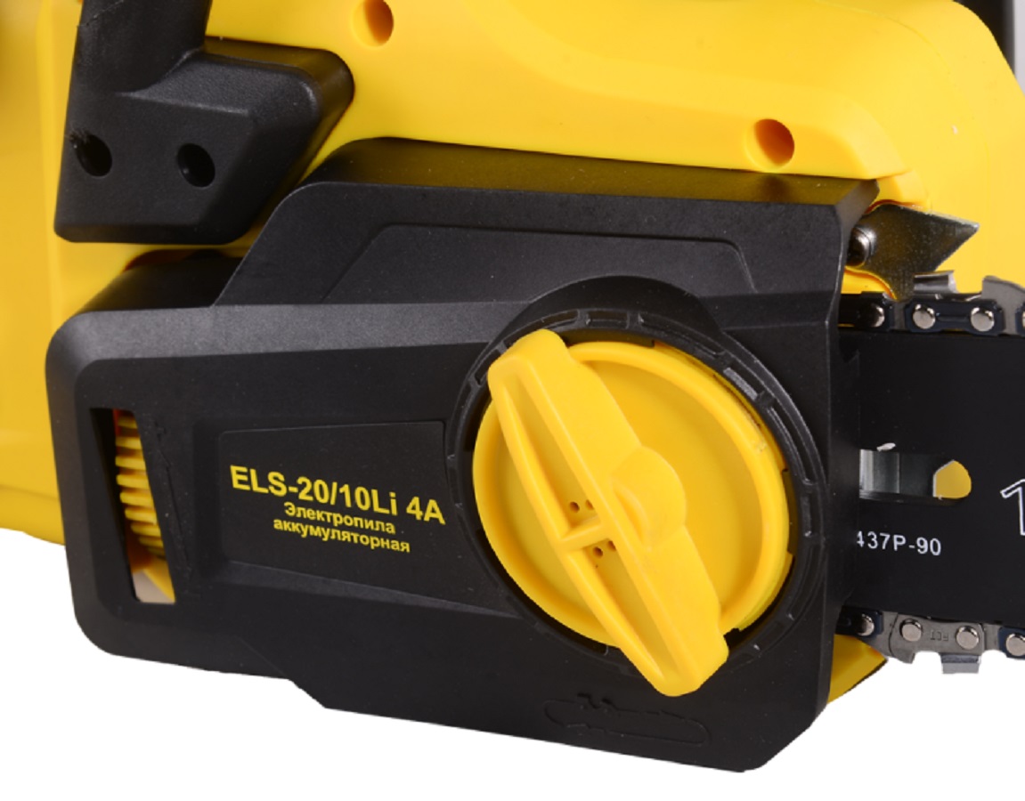 Пила цепная аккумуляторная HUTER ELS-20/10 Li 4А (АКБ 4А*ч и ЗУ в комплекте)