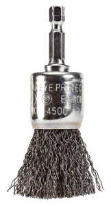 Щетка кистевая 24 мм (для дрели, 1/4'', сталь 0.3 мм) MAKITA D-76532