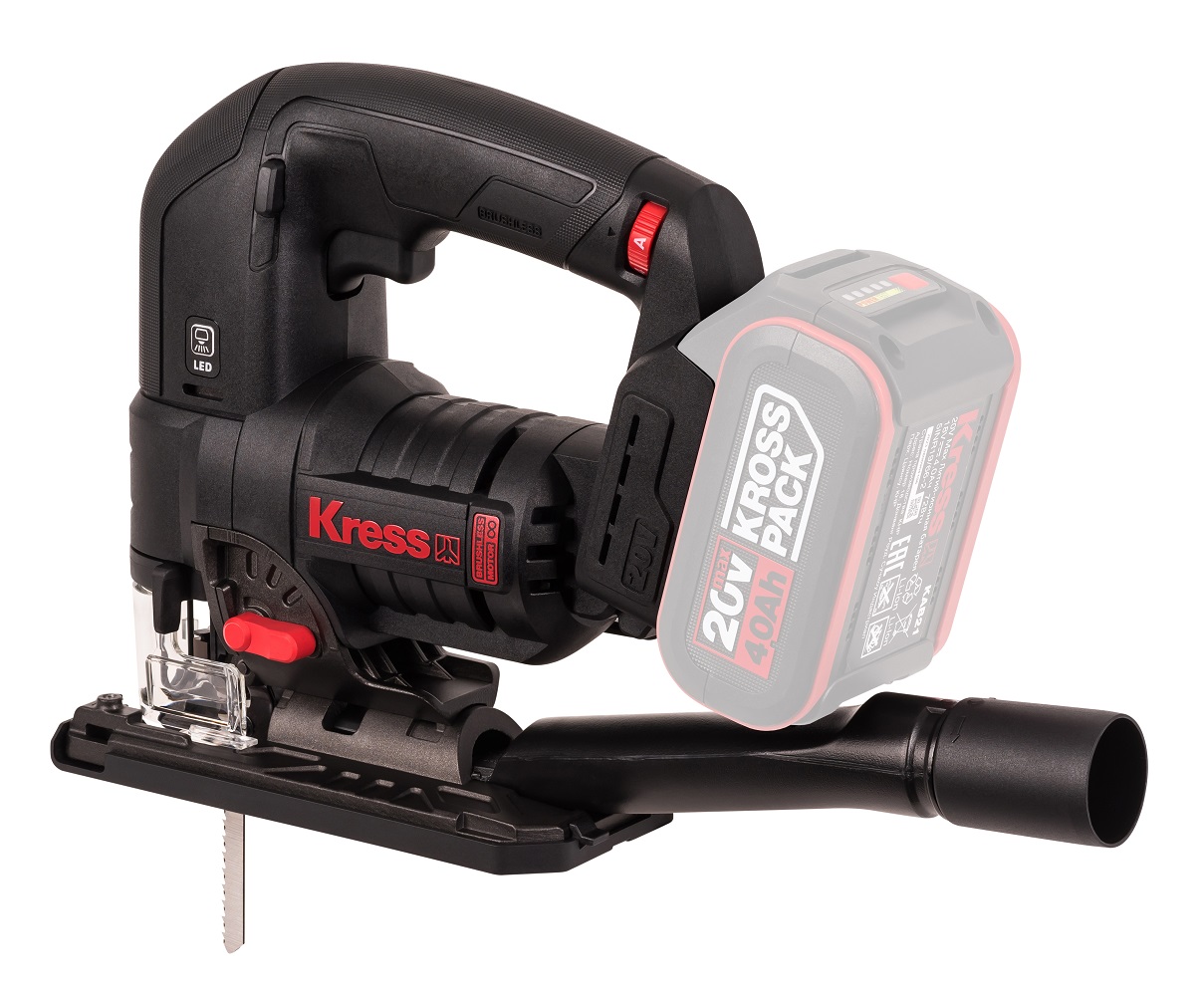 Лобзик аккумуляторный KRESS KUE26.9 (без АКБ и ЗУ)