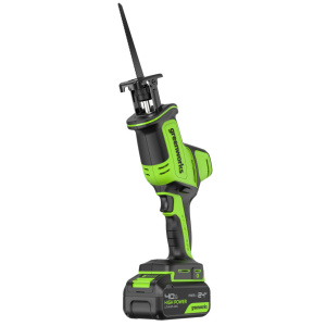 Пила сабельная аккумуляторная GREENWORKS GPT-CRS-25K4 1200507CUB