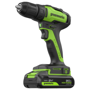 Дрель-шуруповерт аккумуляторная GREENWORKS GD24DD35 3704007CUA