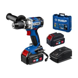 Дрель аккумуляторная ЗУБР DB-201-42 (кейс)