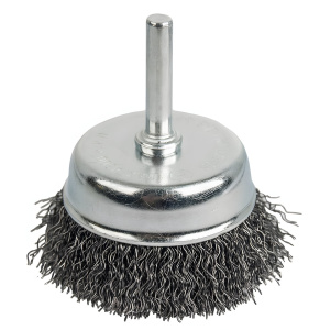 Щетка для дрели 63 мм (чашеобразная, сталь) ПРАКТИКА 773-415