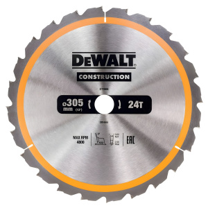 Диск пильный 305 х 30 мм 24T CONSTRUCTION DeWalt DT1958-QZ