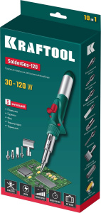 Паяльник газовый KRAFTOOL SolderGas, 120 К, 10-в-1 55503-Н10