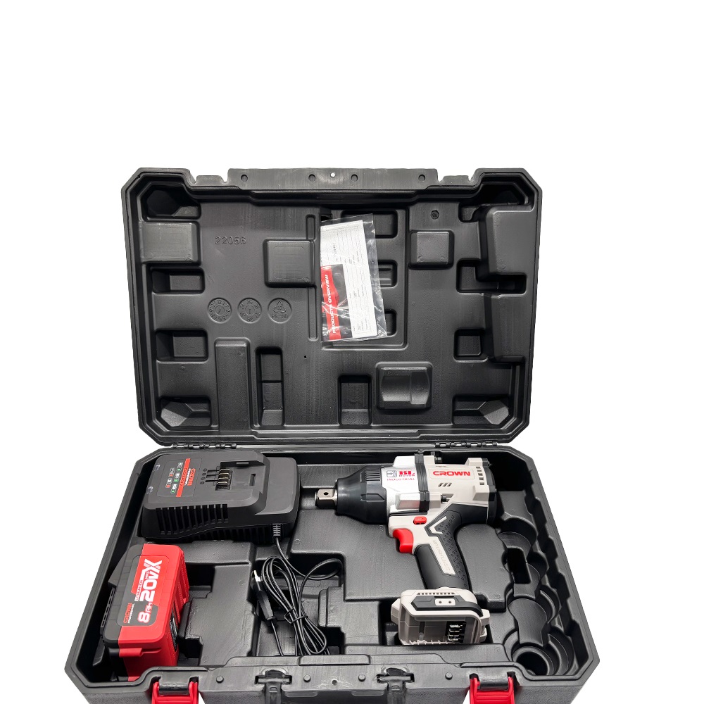Гайковерт аккумуляторный ударный CROWN CT22056HX-8SC4 BMC