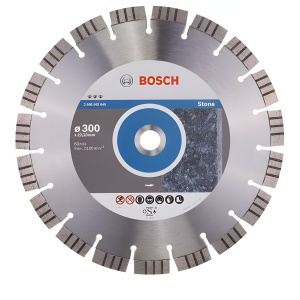 Диск алмазный 300 х 22.2 мм Best for Stone BOSCH 2608602646