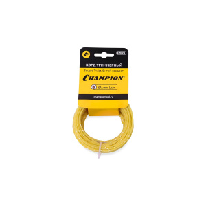 Корд 2.0 мм х 15 м (витой квадрат, в мотке) Square Twist CHAMPION С7078