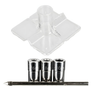 Кондуктор для перпендикулярного сверления 6-10 мм (5 пр.) ДСП ПРАКТИКА 775-334