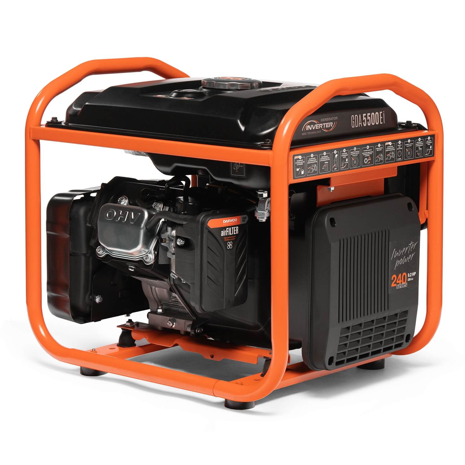 Генератор бензиновый инверторный DAEWOO GDA 5500Ei