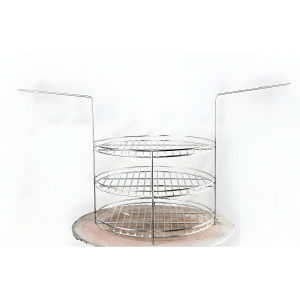 Решетка-гриль 3-х ярусная, большая, к тандырам Аладдин, Восточный ПРЕМИУМ D33 АМФОРА