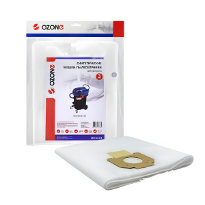 Пылесборник синтетический OZONE MXT-411, 1 шт. (для пылесоса Bosch GAS55)