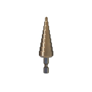 Сверло ступенчатое 4-12 мм (9 ступеней) HSS-TIN MAKITA D-40113